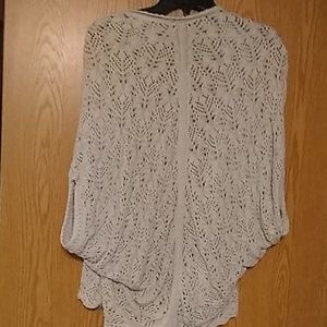 Christopher Banks crocheted cream vest cover